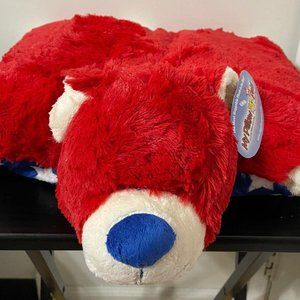 RETIRED Stuffed Patriotic USA Bear My Pillow Pet 18" New VHTF